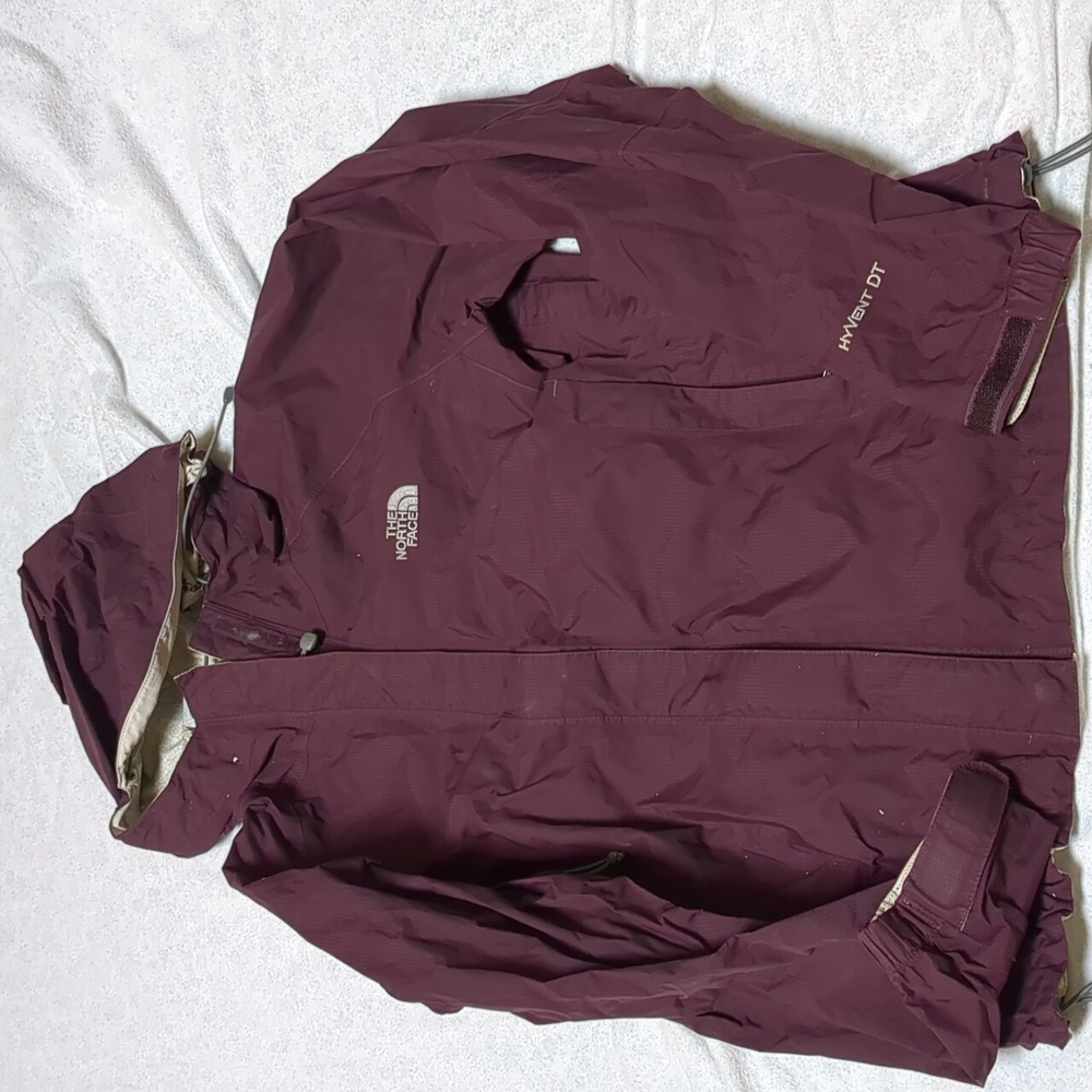Used North Face rain jacket with vented arms